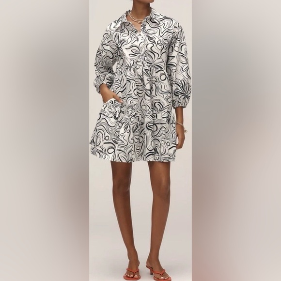 Anthropologie Maeve NWT The Bettina Tiered Mini Dress - Picture 4 of 8